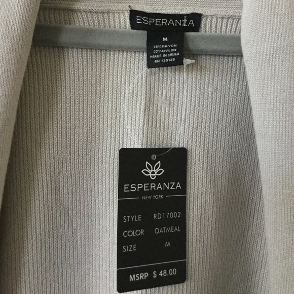 Esperanza Shrug, M, NWT - Picture 5 of 6
